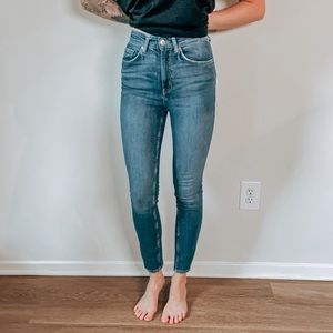 H&M Hi Rise Skinny Jeans Medium Blue